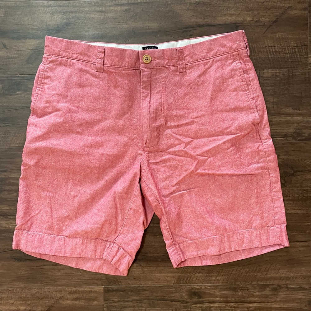 J. Crew Red 8” Gramercy shorts